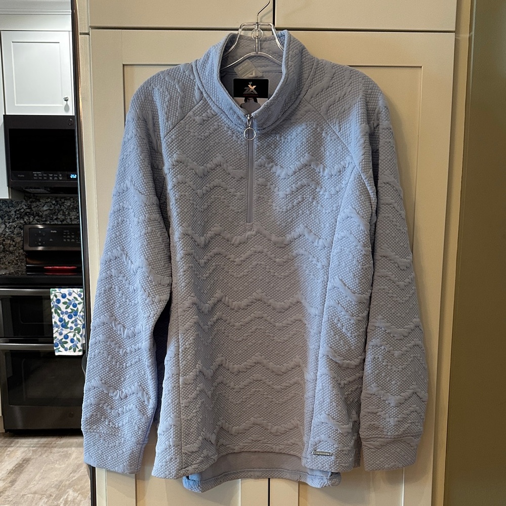 ZeroXposur Light Gray/Blue Pullover